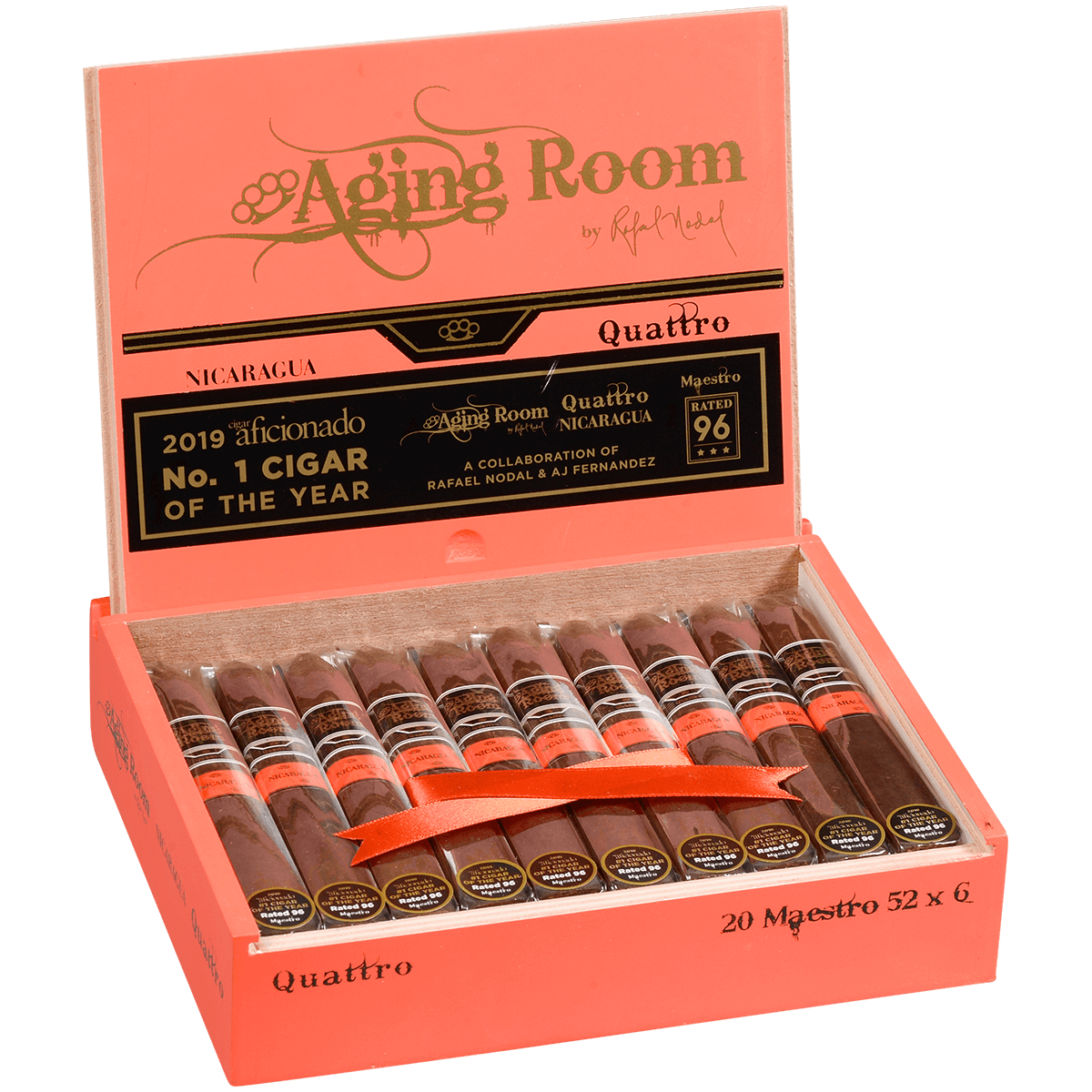 Aging Room Quattro Nicaragua Maestro 20 Ct. Box 6.00X52