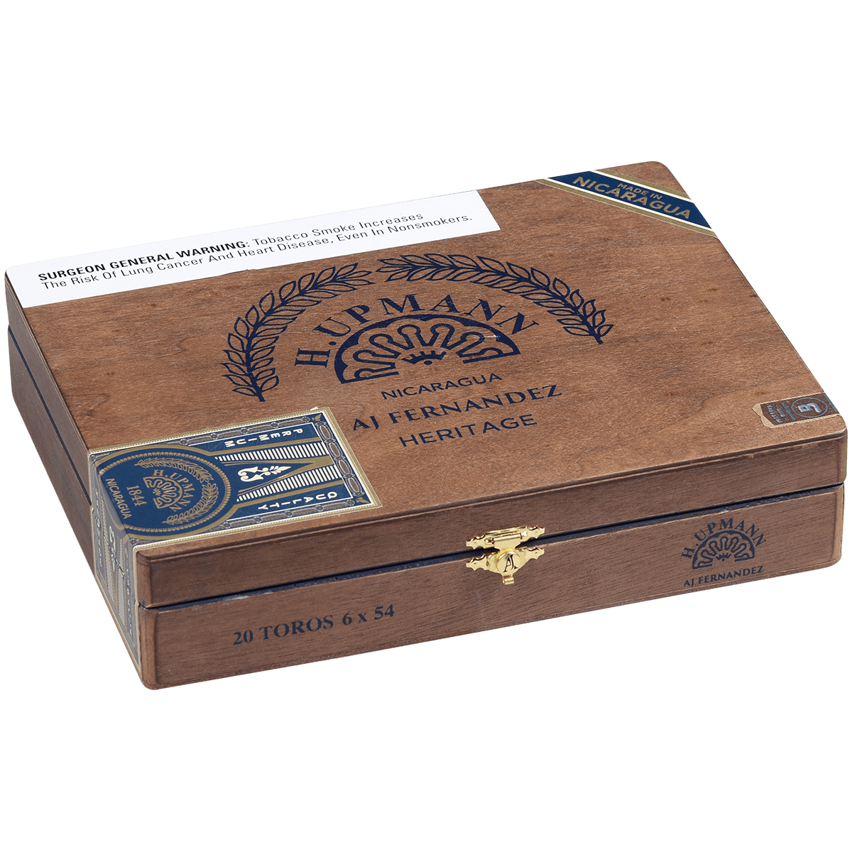H. Upmann Nicaragua Heritage By Aj Fernandez Toro 20 Ct. Box 6.00X54