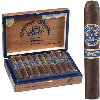 H. Upmann Nicaragua Heritage By Aj Fernandez Robusto 20 Ct. Box 5.00X52
