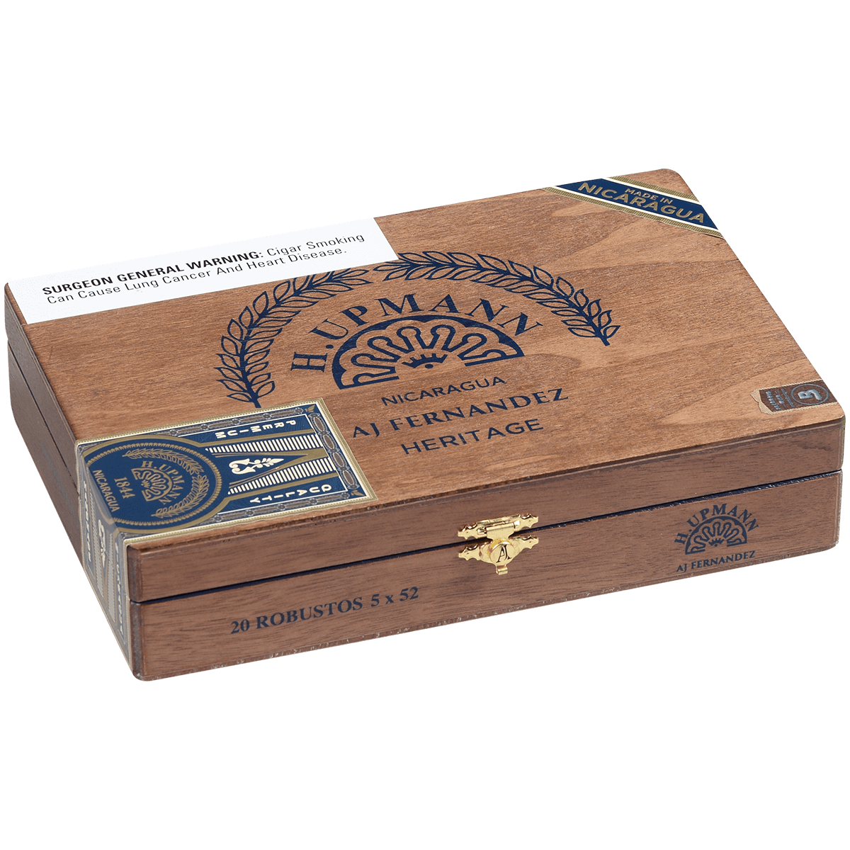 H. Upmann Nicaragua Heritage By Aj Fernandez Robusto 20 Ct. Box 5.00X52