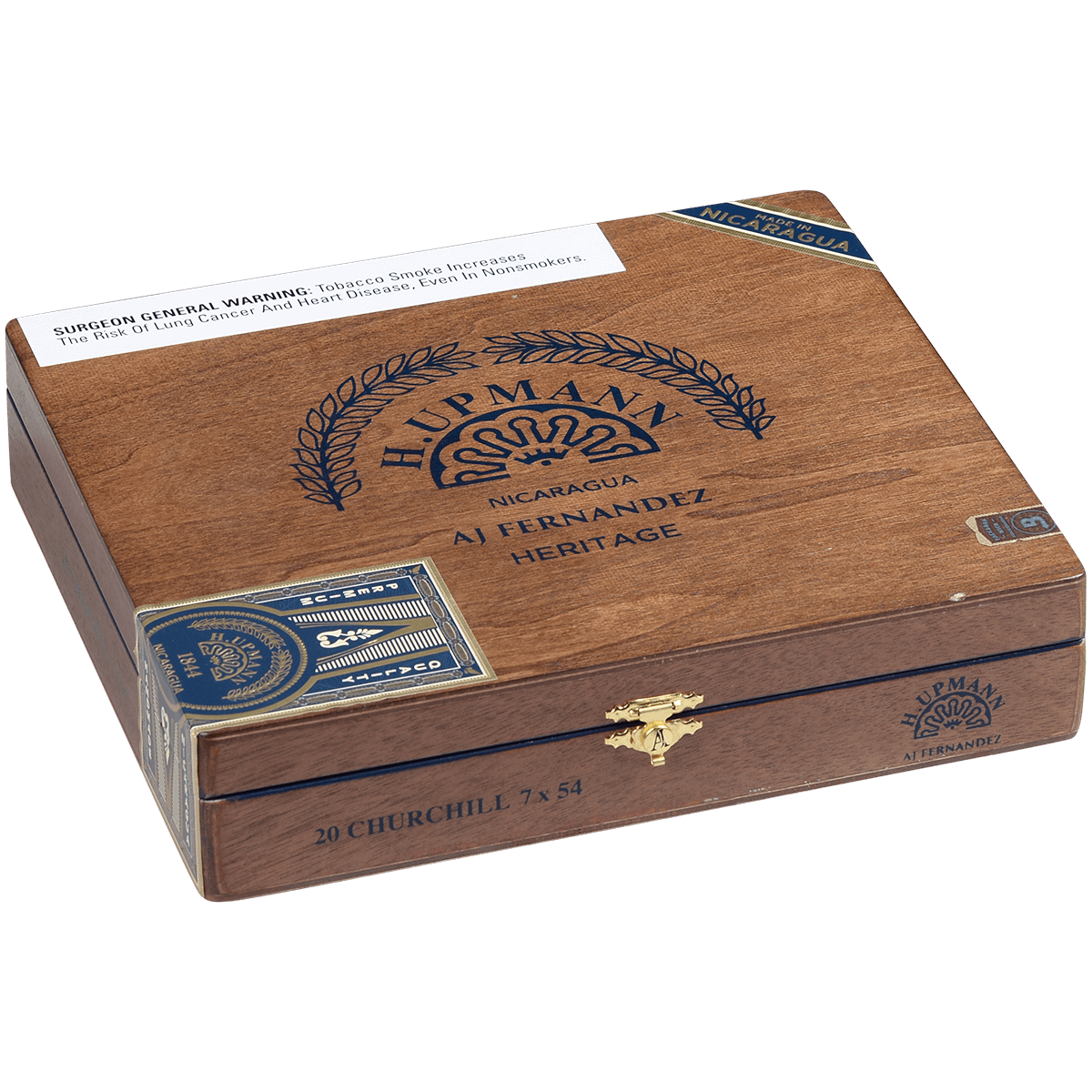 H. Upmann Nicaragua Heritage By Aj Fernandez Churchill 20 Ct. Box 7.00X54