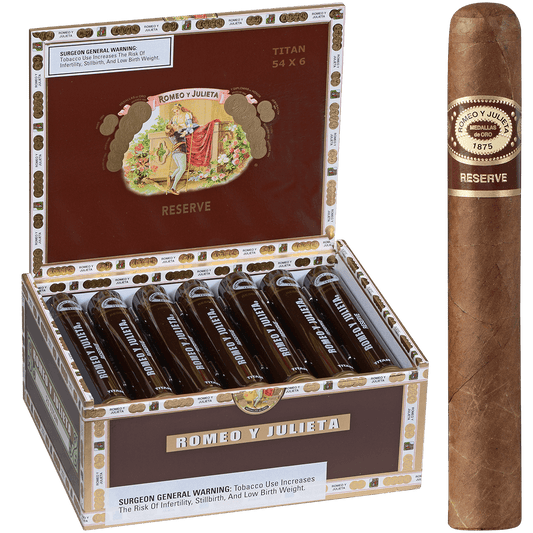 Romeo Y Julieta Habana Reserve Titan 21 Ct. Box 6.00X54