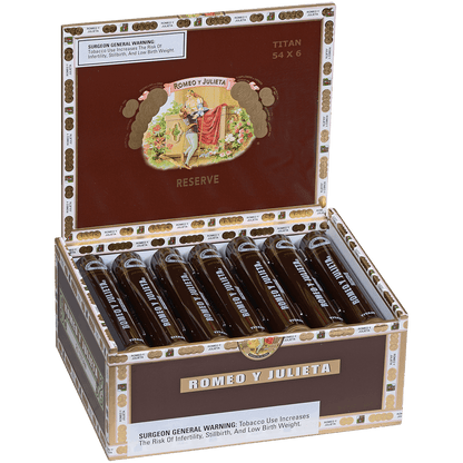 Romeo Y Julieta Habana Reserve Titan 21 Ct. Box 6.00X54