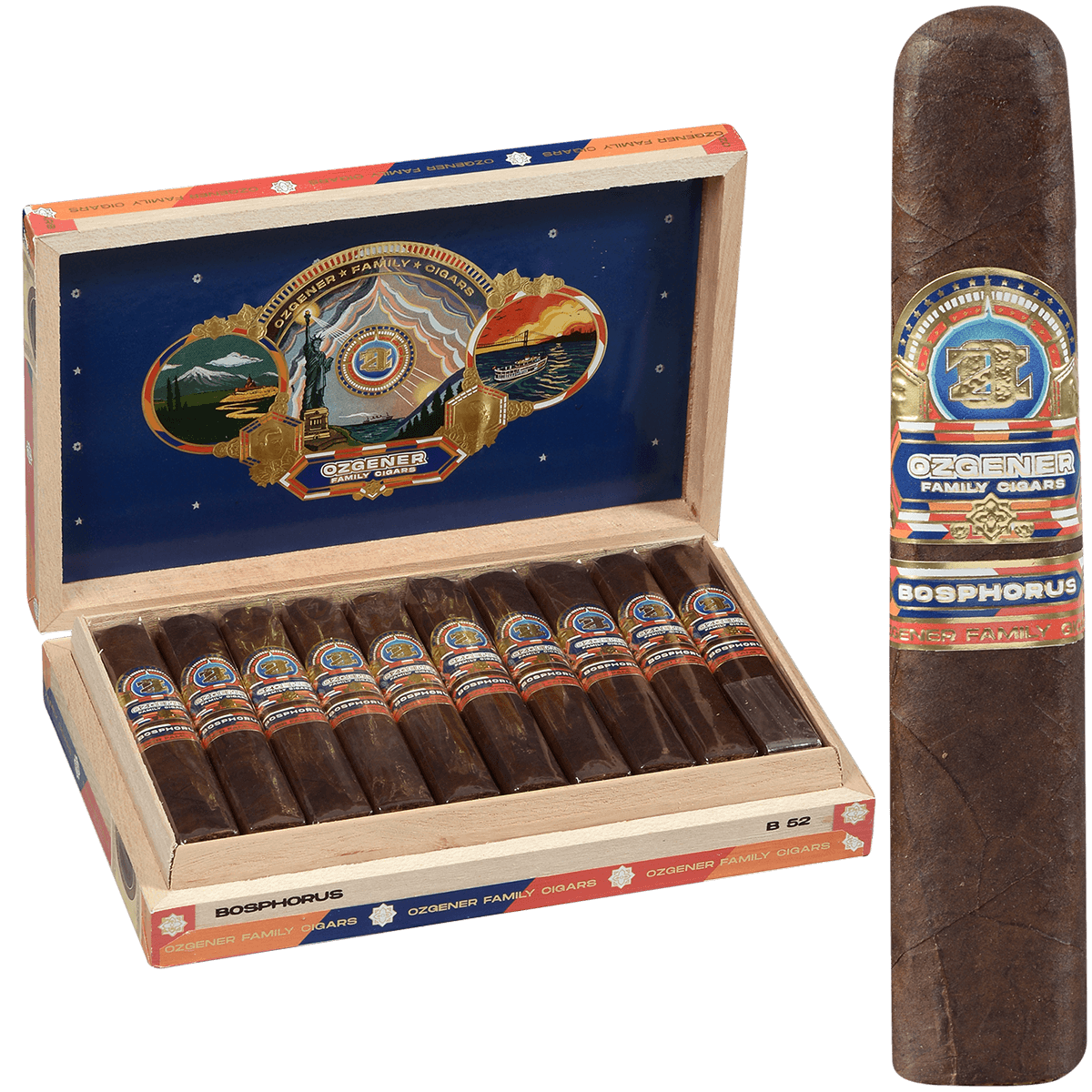 Crowned Heads Ozgener Family Cigar B52 20 Ct Box 5.00X52