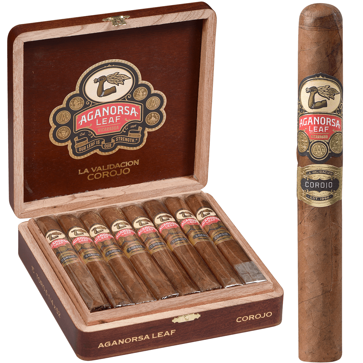 Aganorsa La Validacion Corojo Toro Bp 15 Ct Box 6.25X52