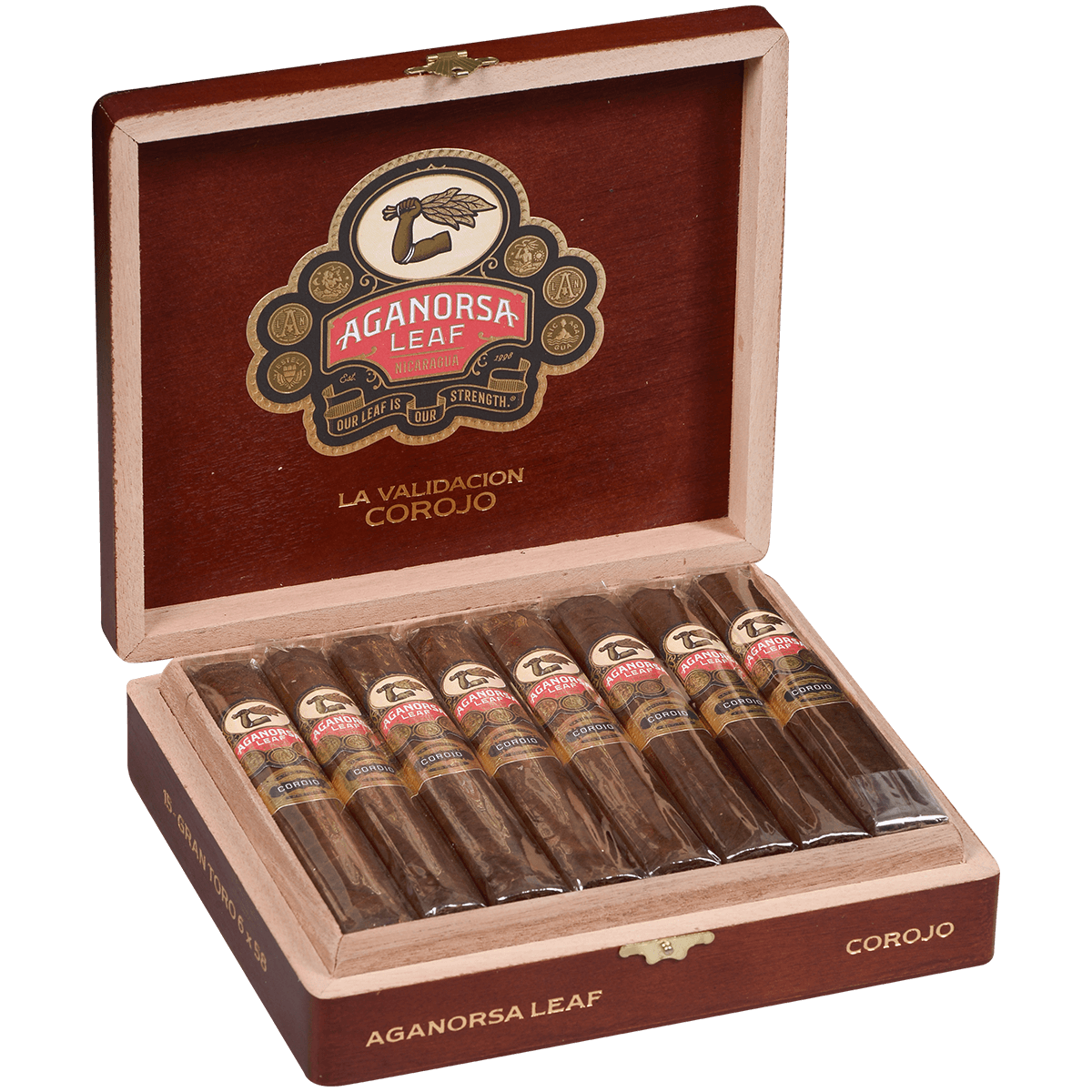 Aganorsa La Validacion Corojo Gran Toro Bp 15 Ct Box 6.00X58