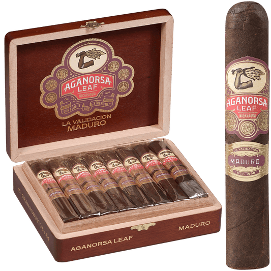 Aganorsa La Validacion Maduro Gran Robusto Bp 15 Ct Box 5.00X54