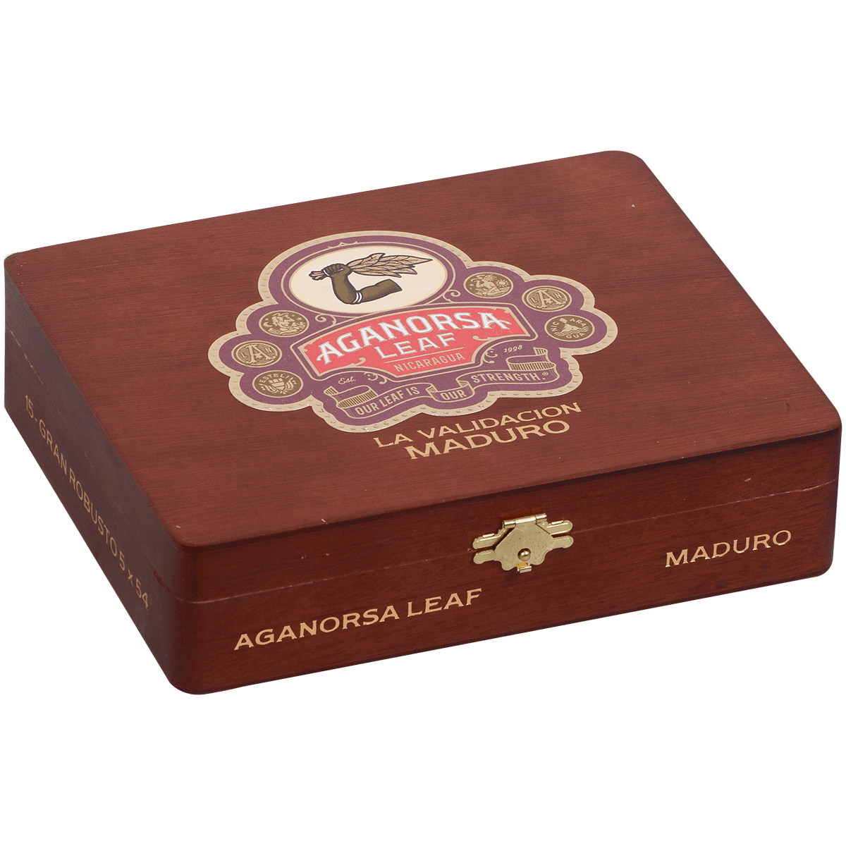 Aganorsa La Validacion Maduro Gran Robusto Bp 15 Ct Box 5.00X54