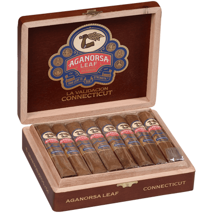 Aganorsa La Validacion Connecticut Gran Robusto Bp 15 Ct Box 5.00X54