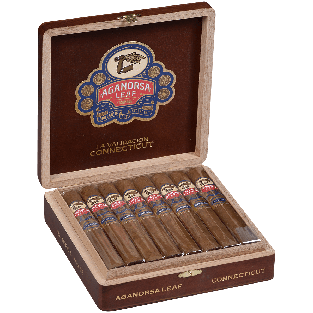 Aganorsa La Validacion Connecticut Toro Bp 15 Ct Box 6.25X52