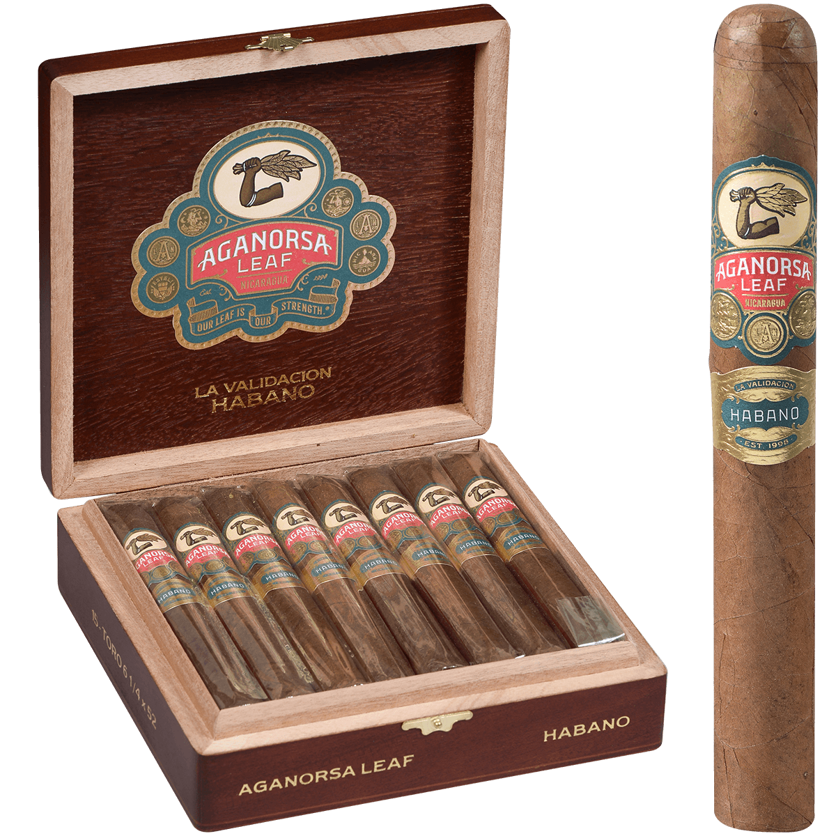 Aganorsa La Validacion Habano Toro Bp 15 Ct Box 6.25X52
