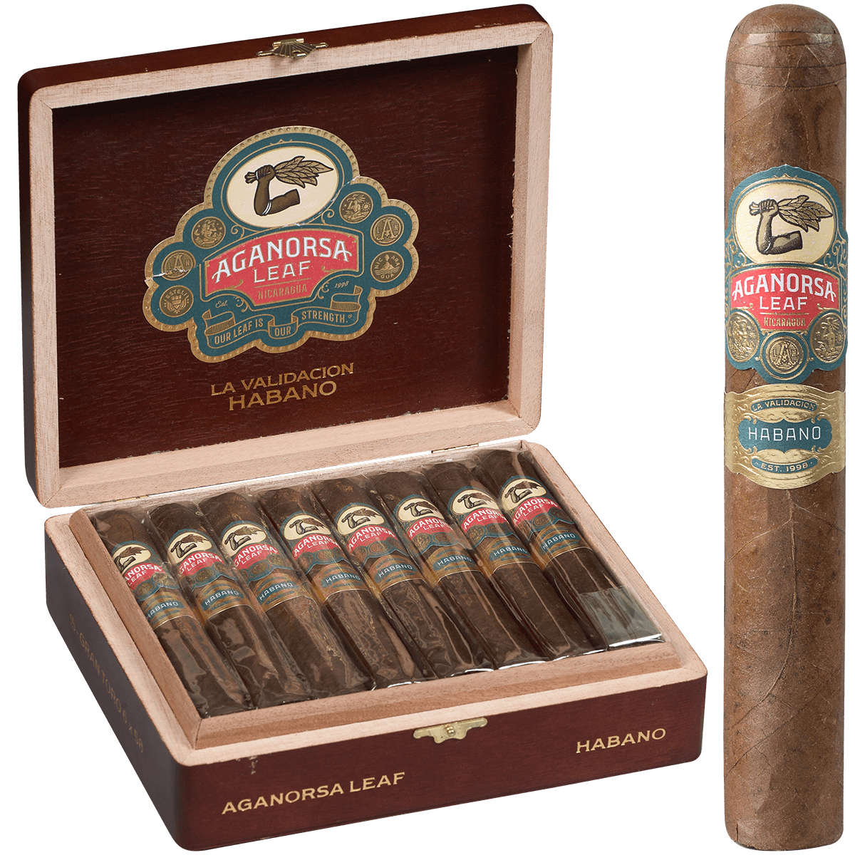 Aganorsa La Validacion Habano Gran Toro Bp 15 Ct Box 6.00X58