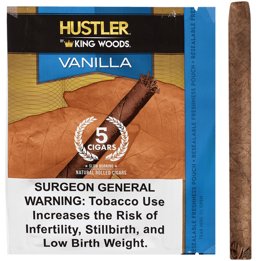 Hustler King Woods Vanilla 8/5 Packs 4.50X32