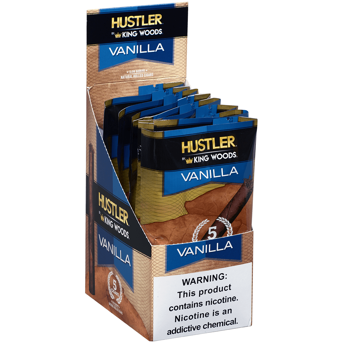 Hustler King Woods Vanilla 8/5 Packs 4.50X32