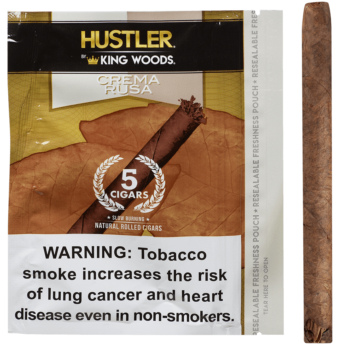 Hustler King Woods Crema Rusa 8/5 Packs 4.50X32