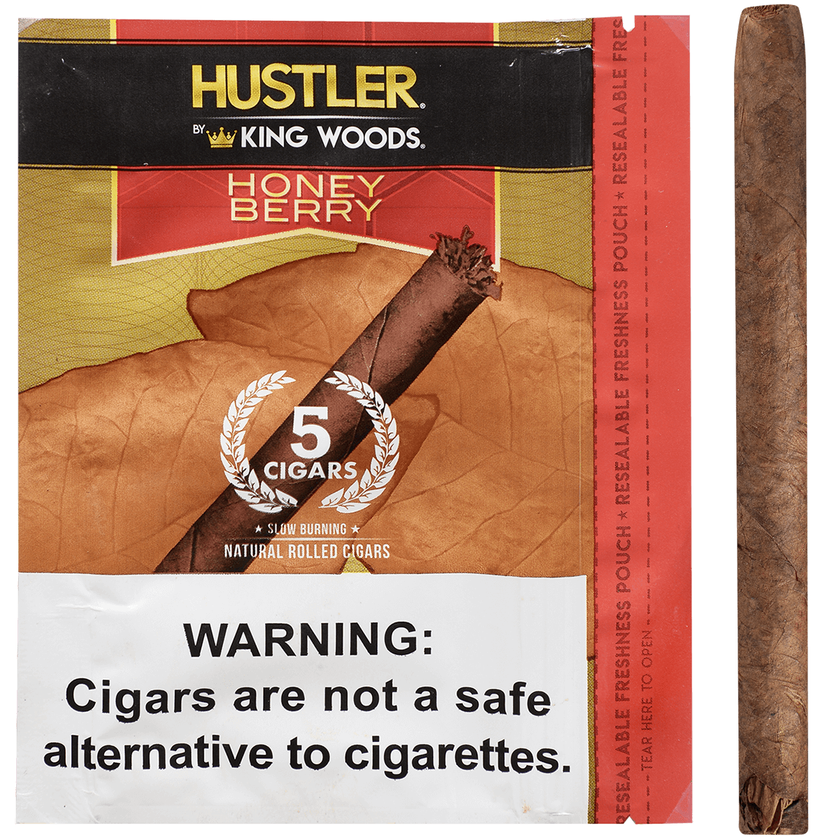 Hustler King Woods Honey Berry 8/5 Packs 4.50X32