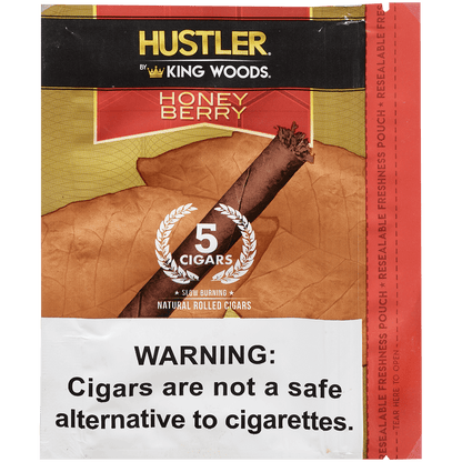 Hustler King Woods Honey Berry 8/5 Packs 4.50X32