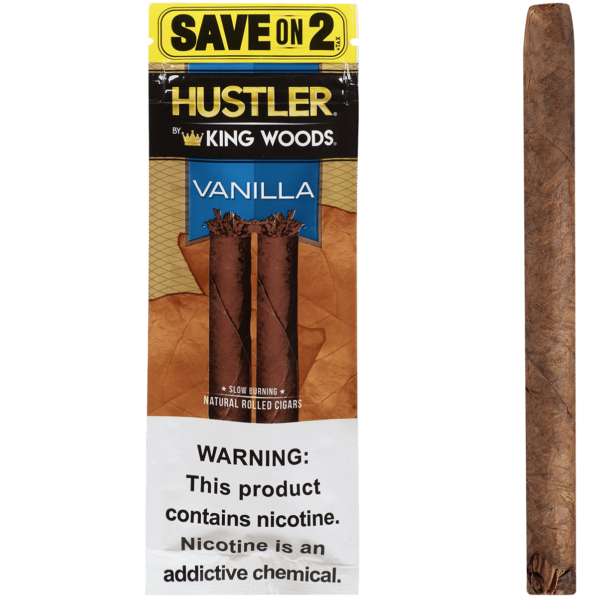 Hustler King Woods Vanilla 15/2 Packs 4.50X32