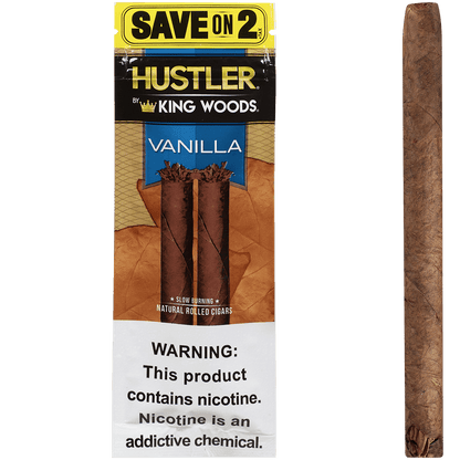 Hustler King Woods Vanilla 15/2 Packs 4.50X32