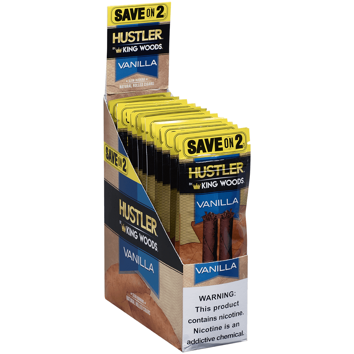 Hustler King Woods Vanilla 15/2 Packs 4.50X32