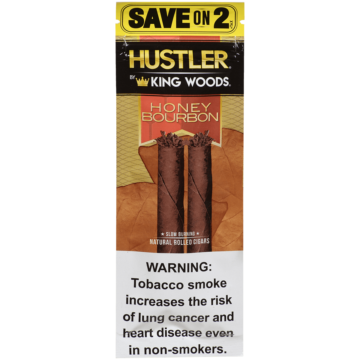 Hustler King Woods Honey Bourbon 15/2 Packs 4.50X32