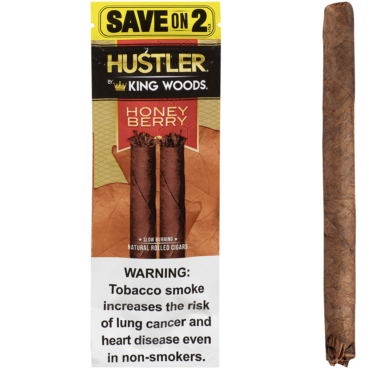 Hustler King Woods Honey Berry 15/2 Packs 4.50X32