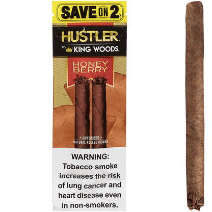 Hustler King Woods Honey Berry 15/2 Packs 4.50X32