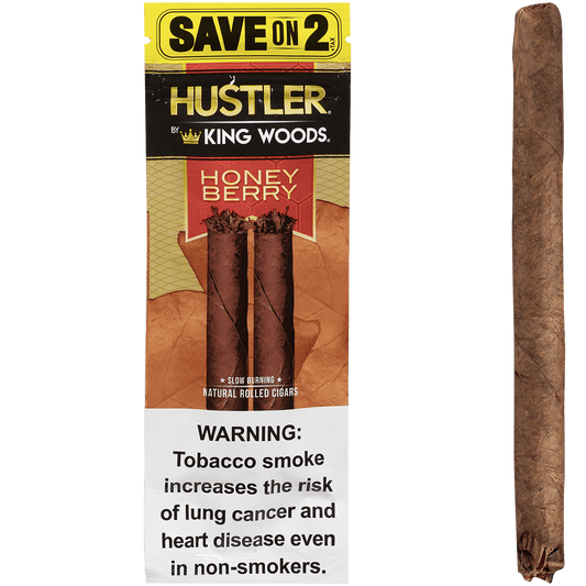 Hustler King Woods Honey Berry 15/2 Packs 4.50X32