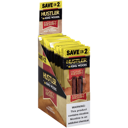 Hustler King Woods Honey Berry 15/2 Packs 4.50X32