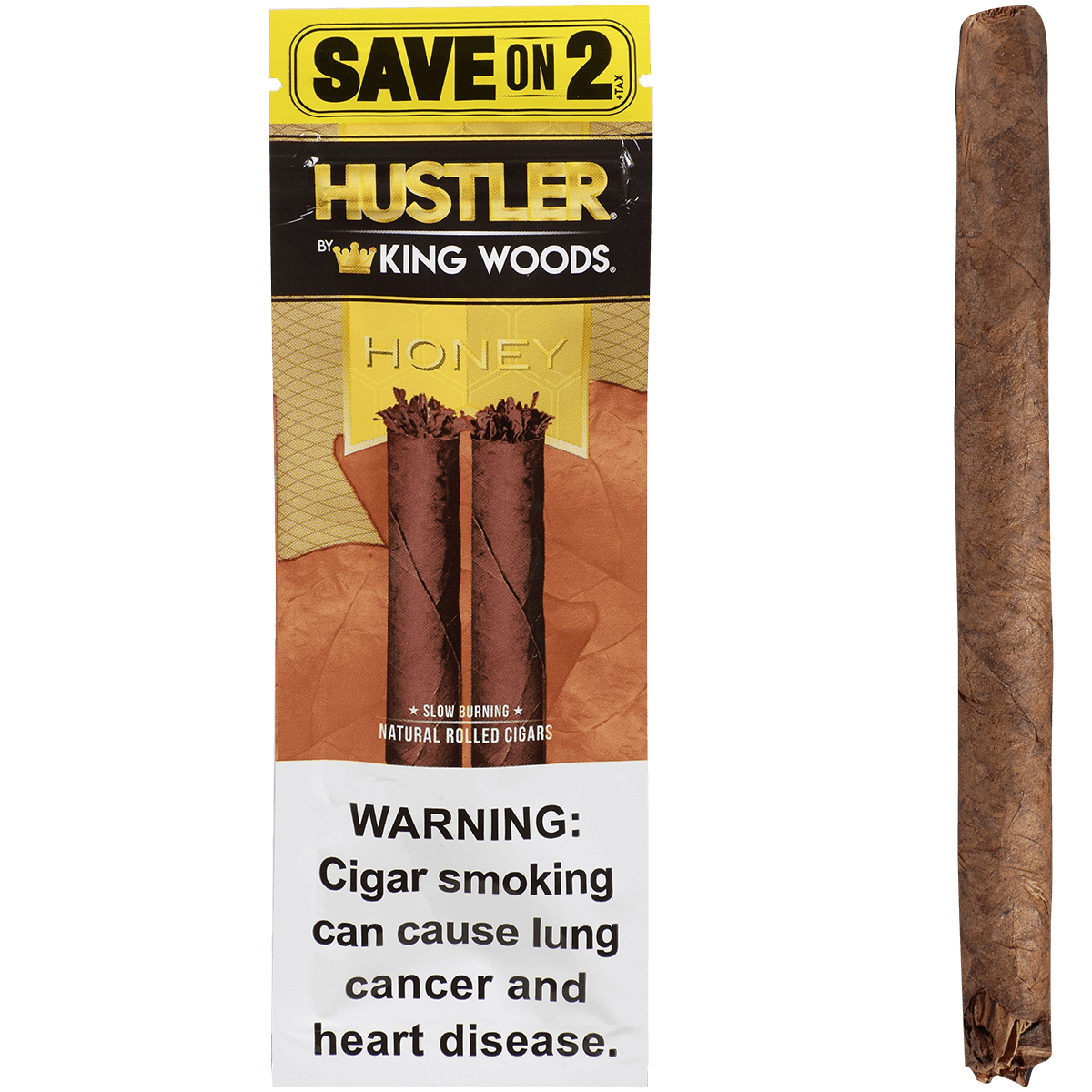 Hustler King Woods Honey 15/2 Packs 4.50X32