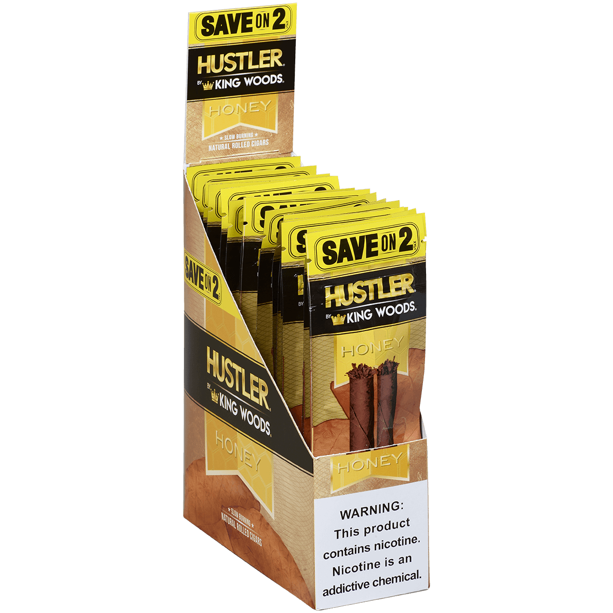 Hustler King Woods Honey 15/2 Packs 4.50X32