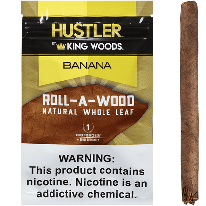 **HUSTLER KING WOODS ROLL A WOOD BANANA 6/1 POUCHES