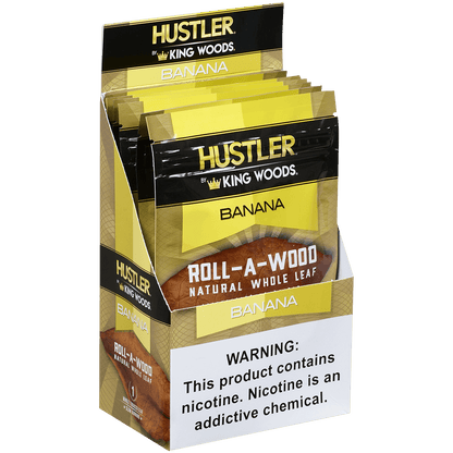 **HUSTLER KING WOODS ROLL A WOOD BANANA 6/1 POUCHES