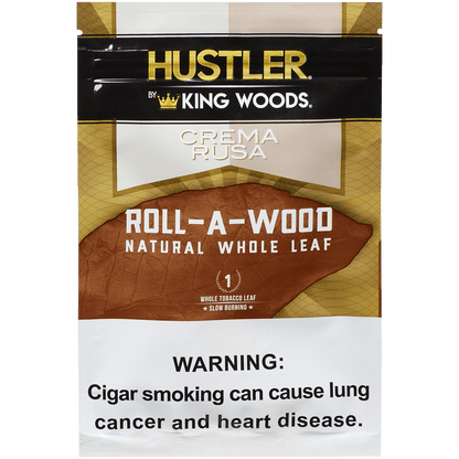 **HUSTLER KING WOODS ROLL A WOOD CREMA RUSA 6/1 POUCHES