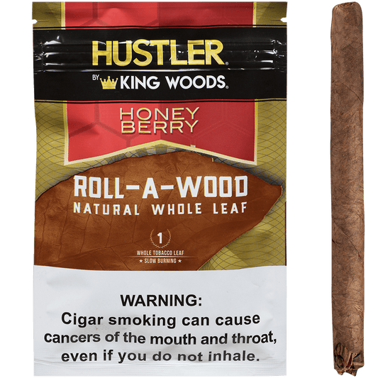 Hustler King Woods Roll A Wood Honey Berry 6/1 Pouches