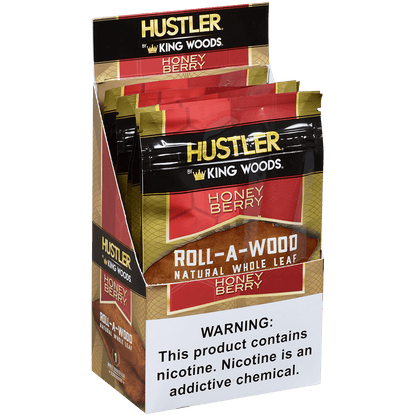 Hustler King Woods Roll A Wood Honey Berry 6/1 Pouches