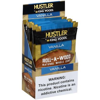 **HUSTLER KING WOODS ROLL A WOOD VANILLA 6/1 POUCHES