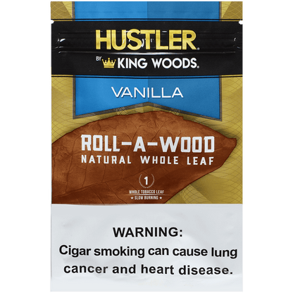 **HUSTLER KING WOODS ROLL A WOOD VANILLA 6/1 POUCHES