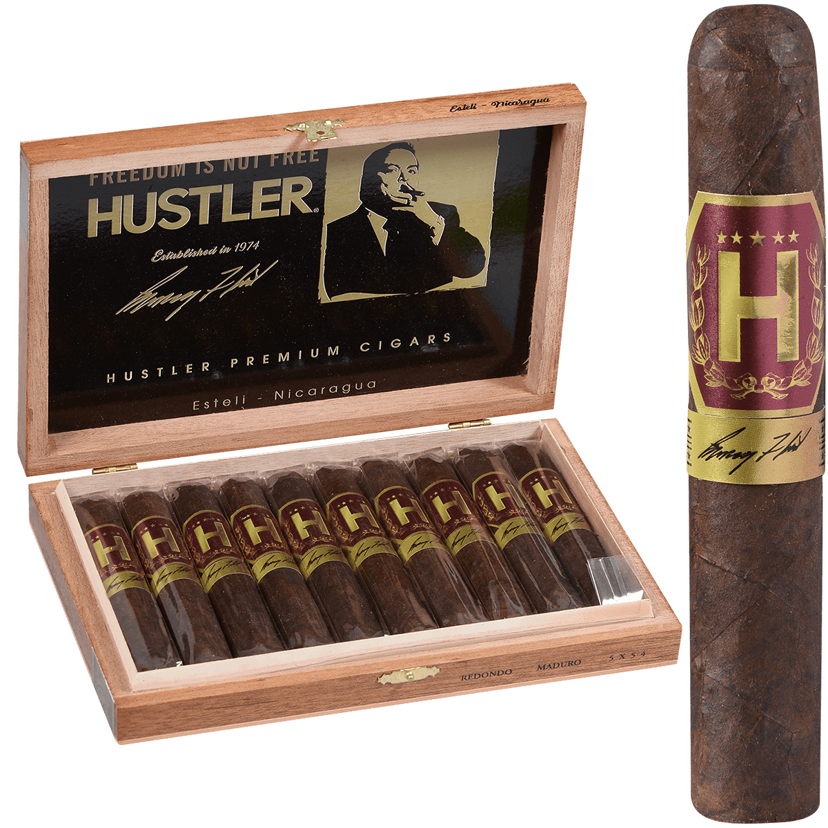 Hustler Premiums Redundo Habano 10 Ct Box 6.00X60