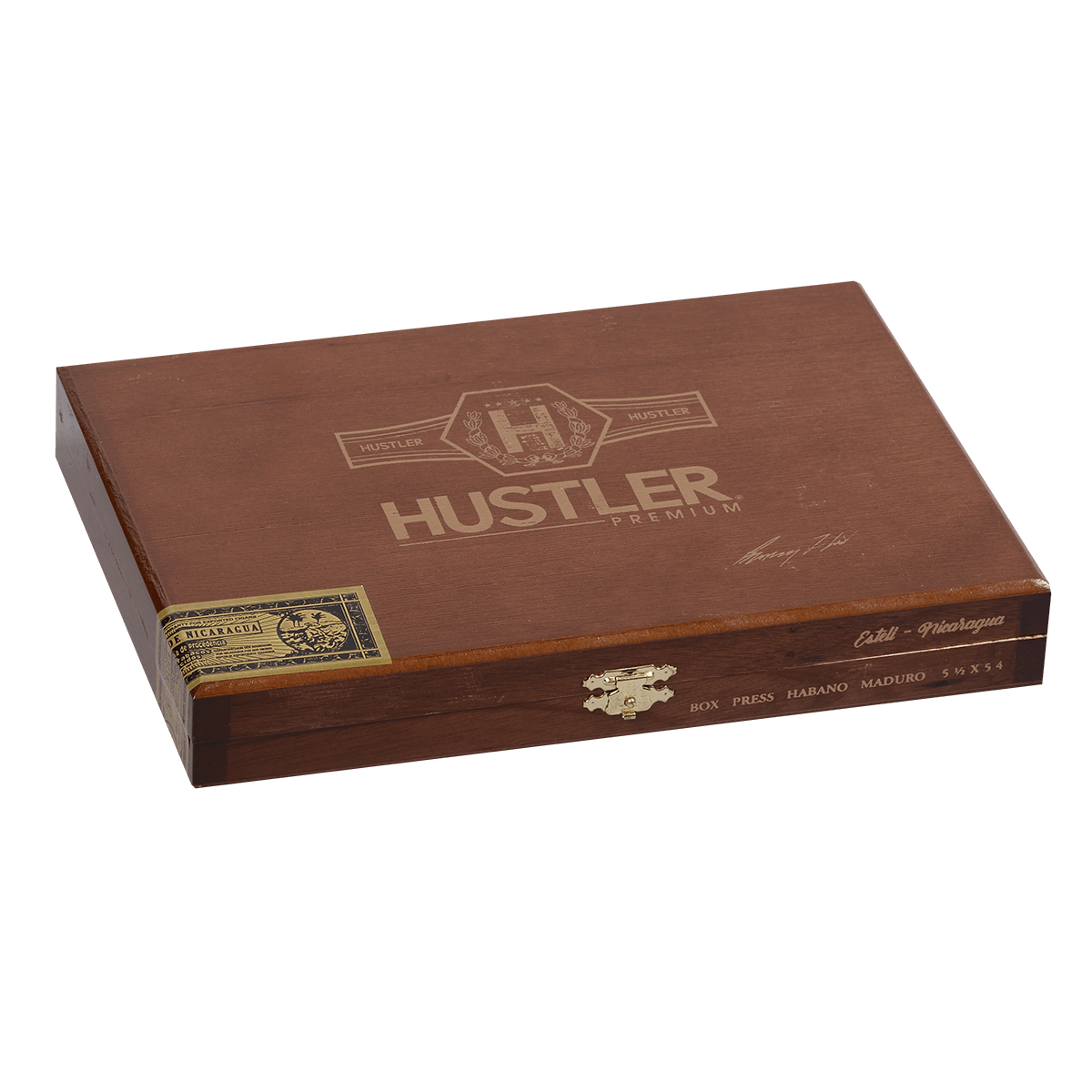 Hustler Premiums Box Press Habano Maduro 10 Ct Box 5.50X54
