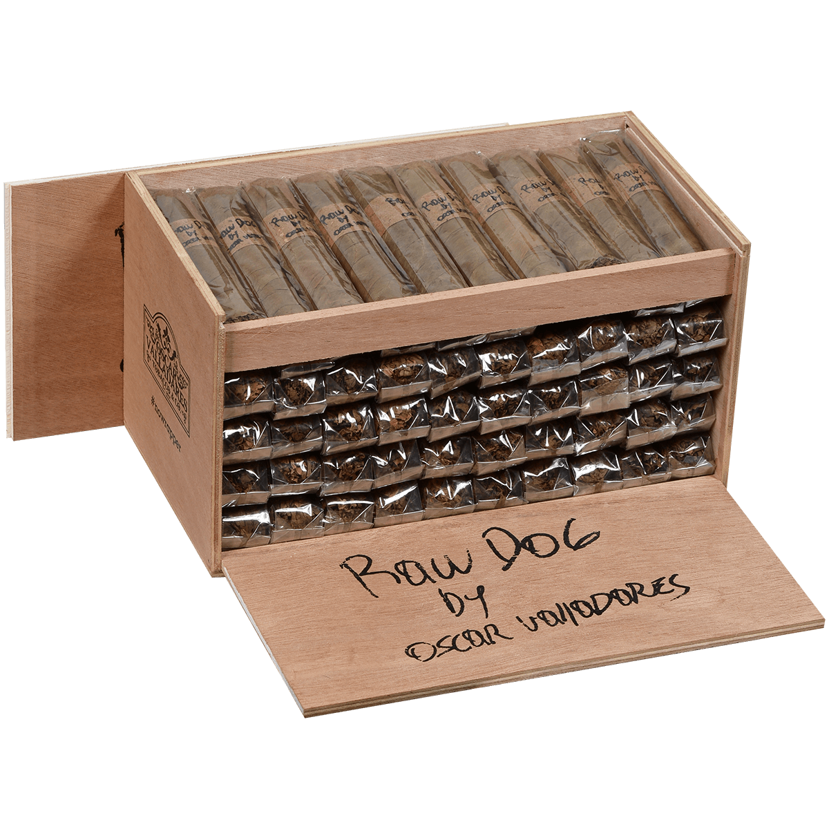 Oscar Valladares Raw Dog 50 Ct. Box 5.00X60