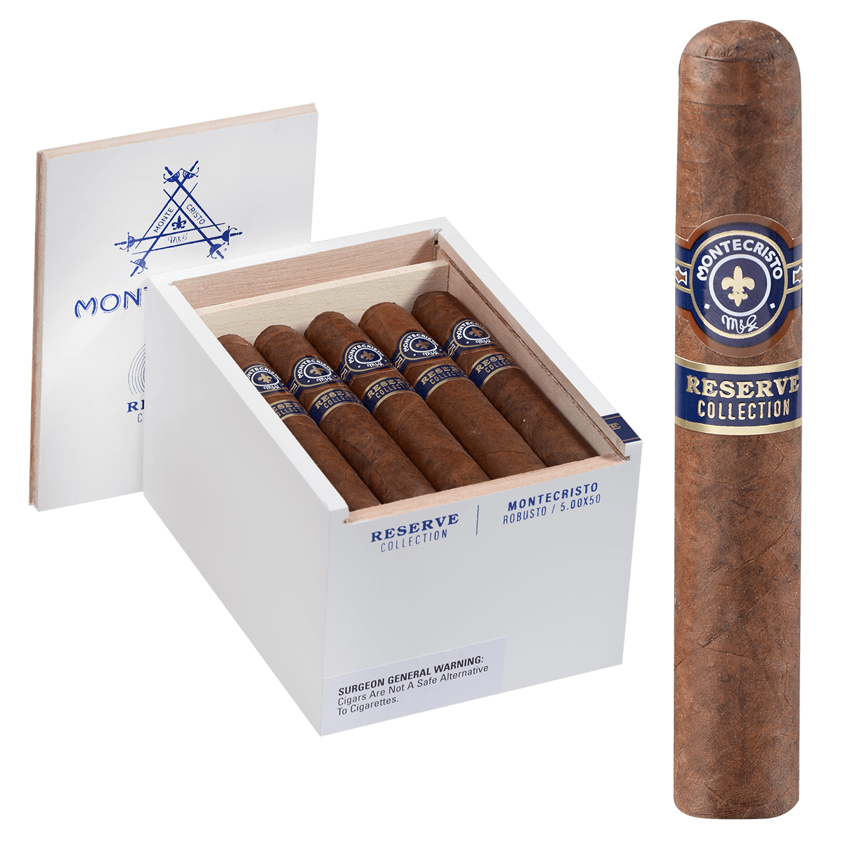 Reserve Collection Montecristo Robusto 20 Ct Box 5.00X51