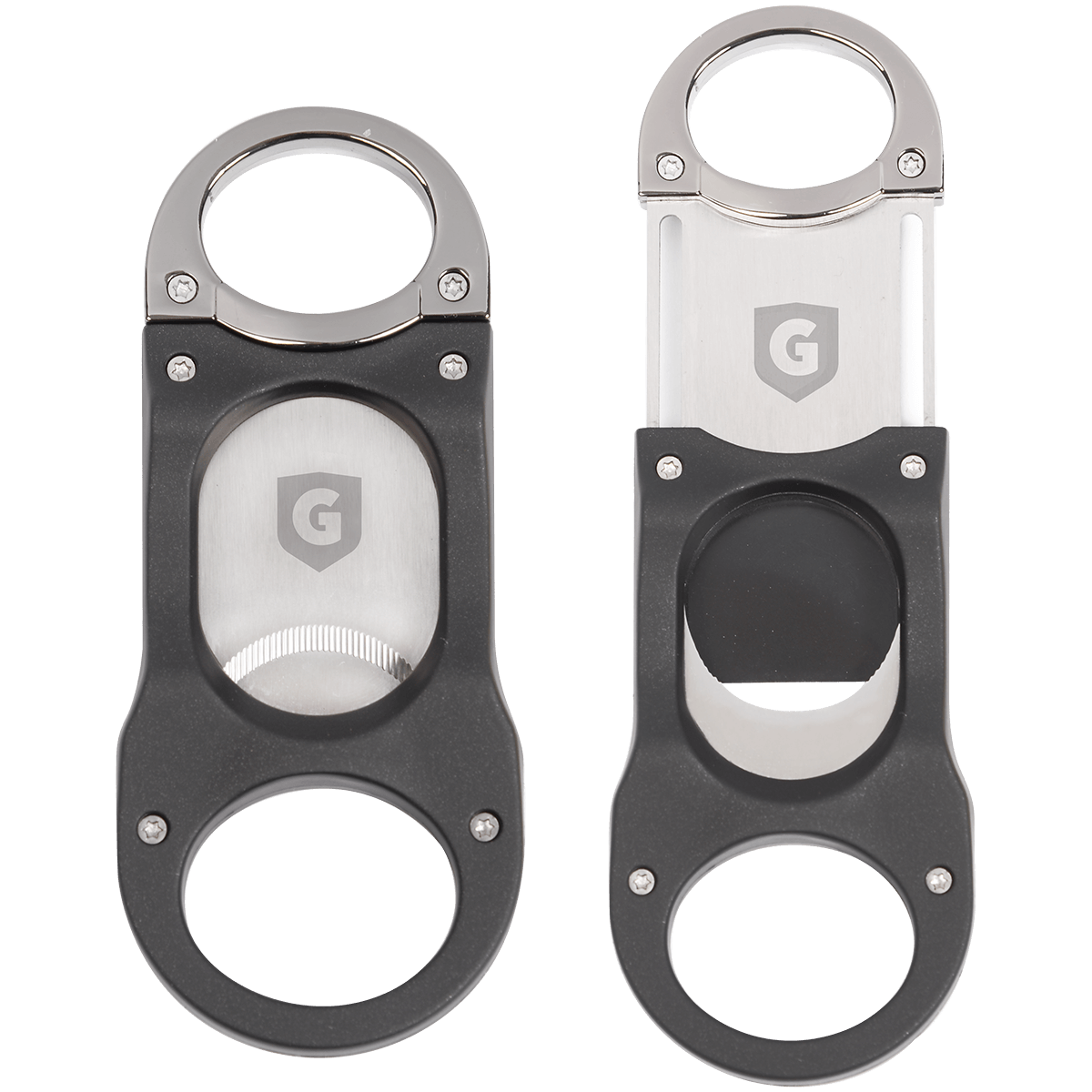 Guardsman Lighter Stealth Triple Flame Table Matte Black + Shark Cigar Cutter Black Gift Set