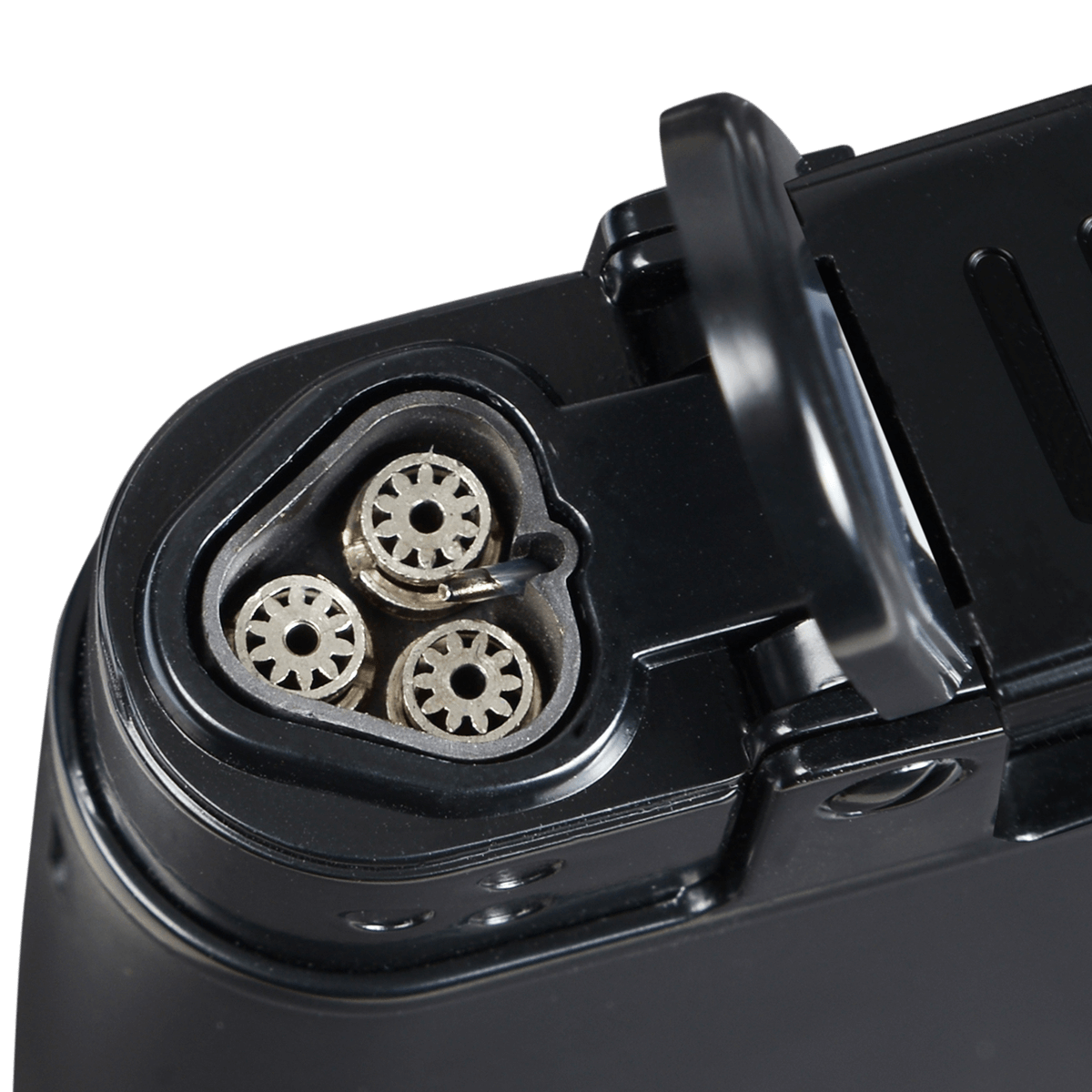 Guardsman Lighter Stealth Triple Flame Table Matte Black + Shark Cigar Cutter Black Gift Set