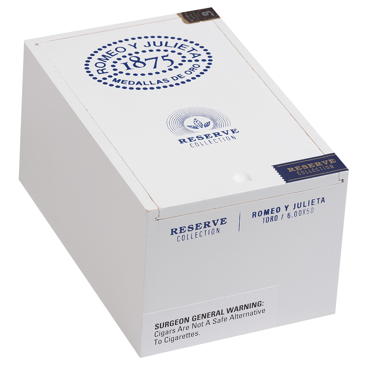 Reserve Collection Romeo Y Julieta 1875 20 Ct Box Toro 6.00X51
