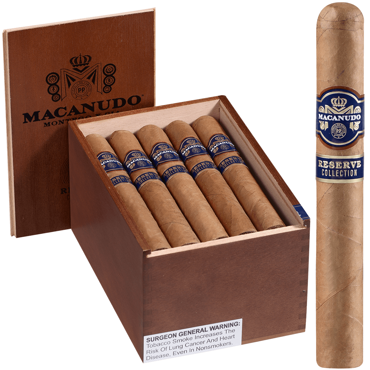 Reserve Collection Macanudo Toro 20 Ct Box 6.00X50