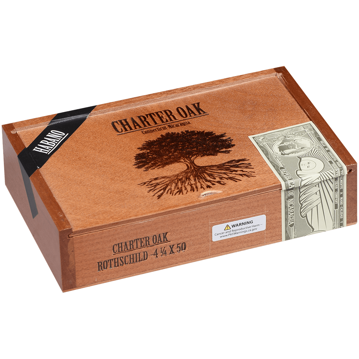 Foundation Charter Oak Habano Rothschild 20 Ct Box 4.50X50