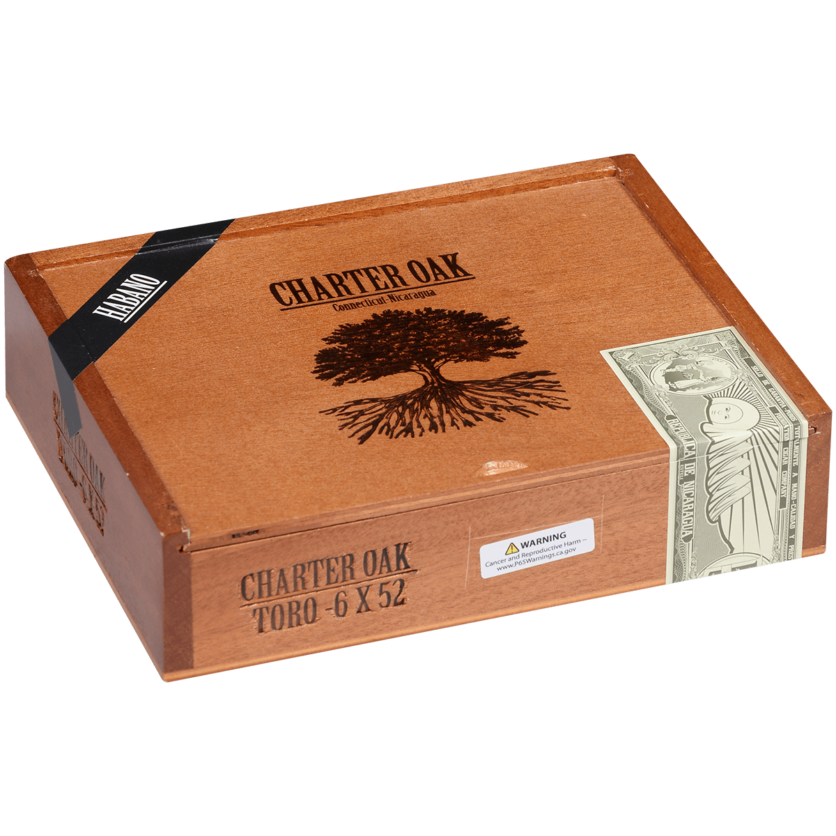 Foundation Charter Oak Habano Toro 20 Ct Box 6.00X52