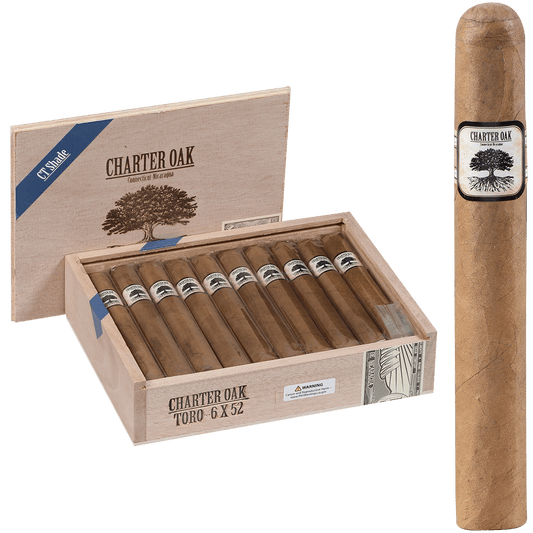 Foundation Charter Oak Connecticut Shade Toro 20 Ct Box 6.00X52