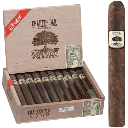 Foundation Charter Oak Connecticut Bl Maduro Toro 20 Ct Box 6.00X52